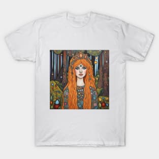 Toyah as a fairy in the woods T-Shirt